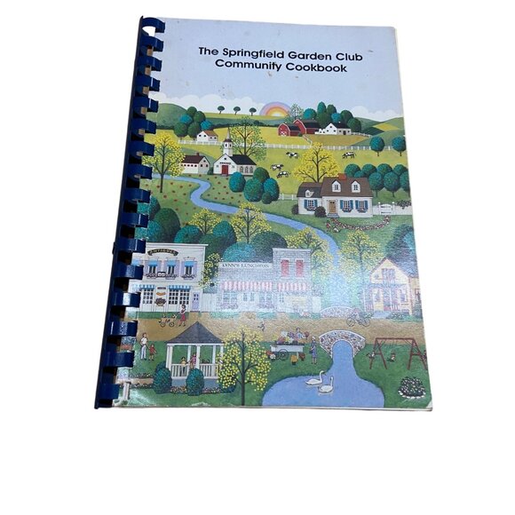 The Springfield Garden Club Community Cookbook 1992 Vintage Spiral - Picture 2 of 9